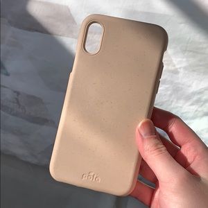 Pela iPhone XS Eco-Friendly Case in Sea Shell